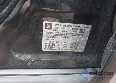 2018 Buick Encore Preferred from USA, damaged, VIN KL4CJESB0JB651571